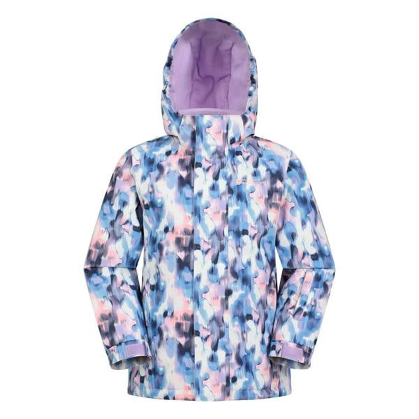 Mountain Warehouse Childrens/Kids Snowdrop Watercolour Ski Jacket - Green - 