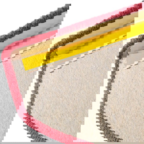 Modern Plain Pink Rug – Soft Short Pile