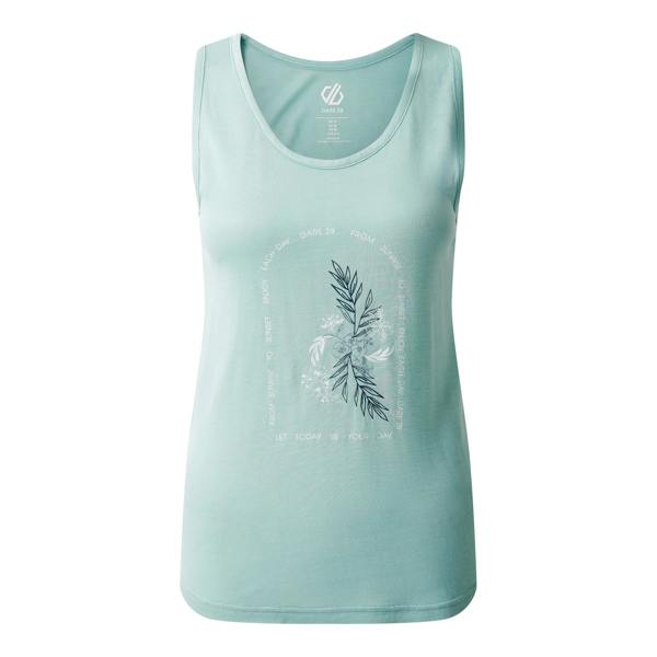 Dare 2B Womens/Ladies Harmonic Enjoy Each Day Bamboo Vest Top - Aquifer - 
