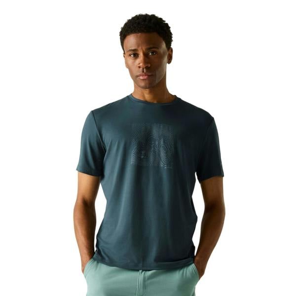 Regatta Mens Fingal Sunset Stretch T-Shirt - Night Sky - 
