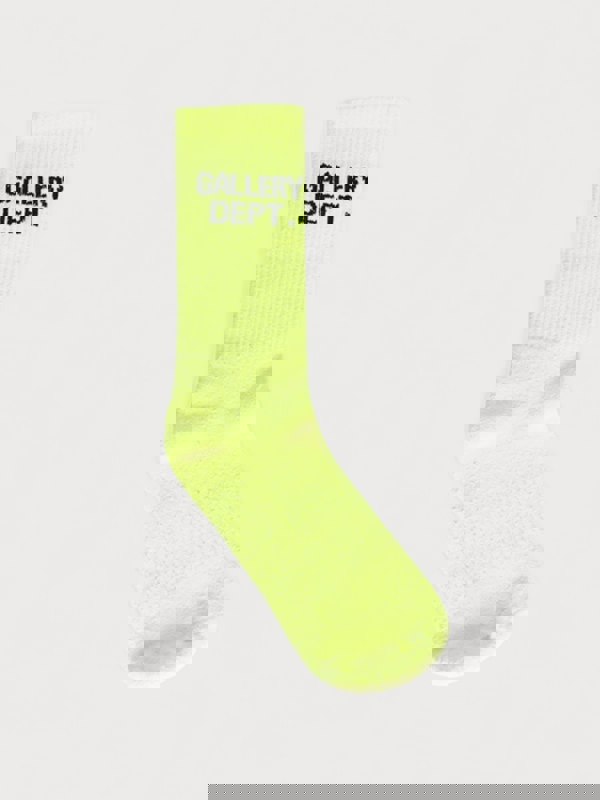 Gallery Dept. Clean Socks Flo Yellow - Supplied FashionGallery Dept.