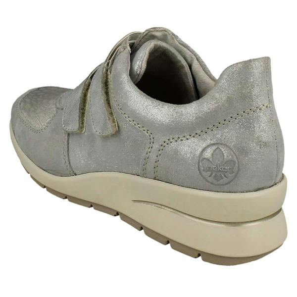 Rieker Womens Rieker Hook and Loop Casual Trainer L4868