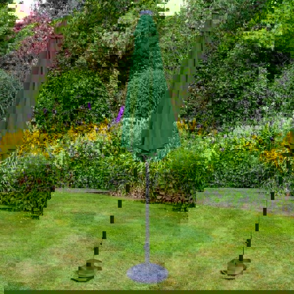 Monstershop Green 2.7m LED Tilt Parasol