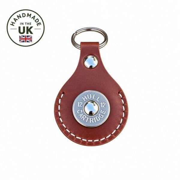 J. Boult Designs Leather Shotgun Cartridge Key Fob