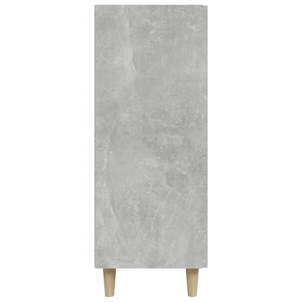 Berkfield Sideboard Concrete Grey 69.5x34x90 cm Engineered Wood