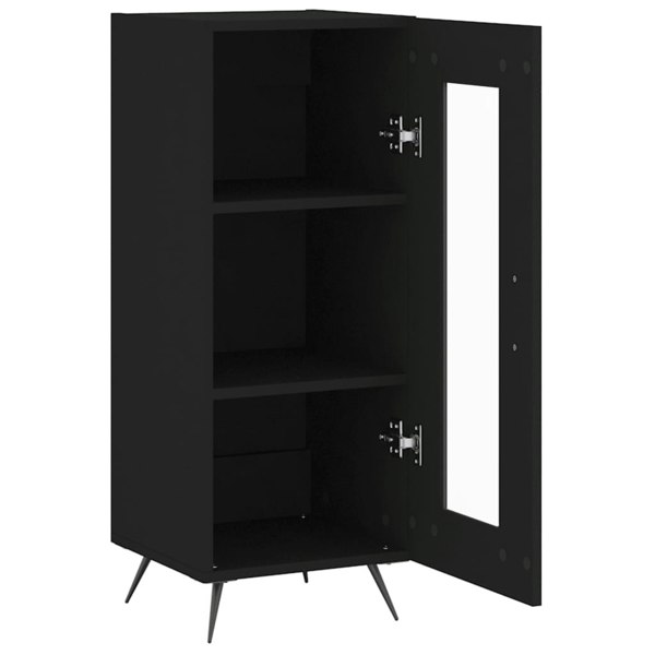 Berkfield Sideboard Black 34.5x34x90 cm Engineered Wood