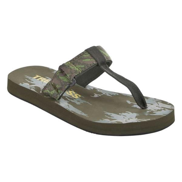 Trespass Childrens/Kids Camouflage Flip Flops - Khaki - 