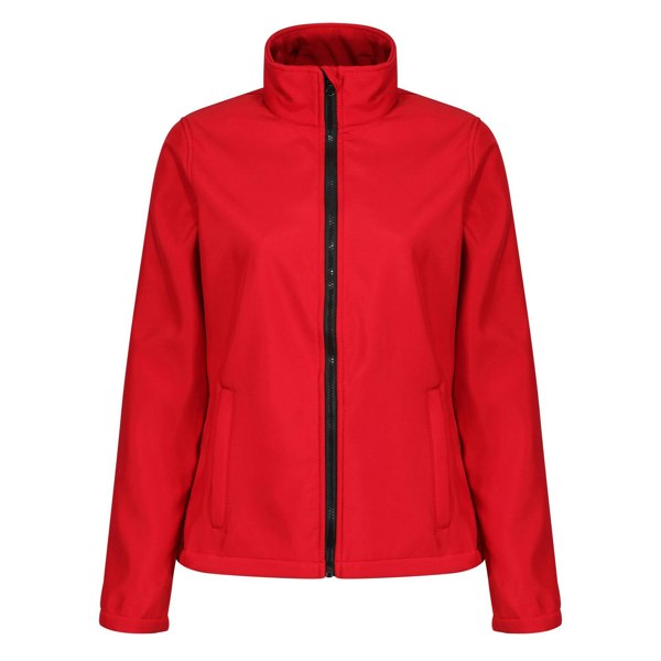 Regatta Standout Womens/Ladies Ablaze Printable Soft Shell Jacket - Classic Red/Black