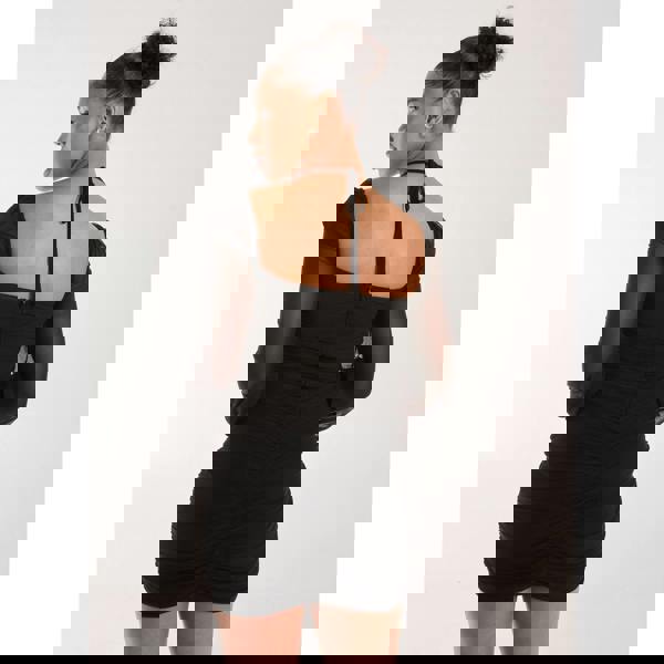 Pink Vanilla Long Sleeve Sweetheart Mini Dress