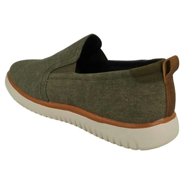 Hush Puppies Mens Hush Puppies Lightweight Canvas Shoes Danny Slip On