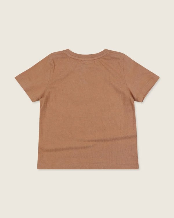 organic cotton Orange Rising Sun Applique T-Shirt - image 3