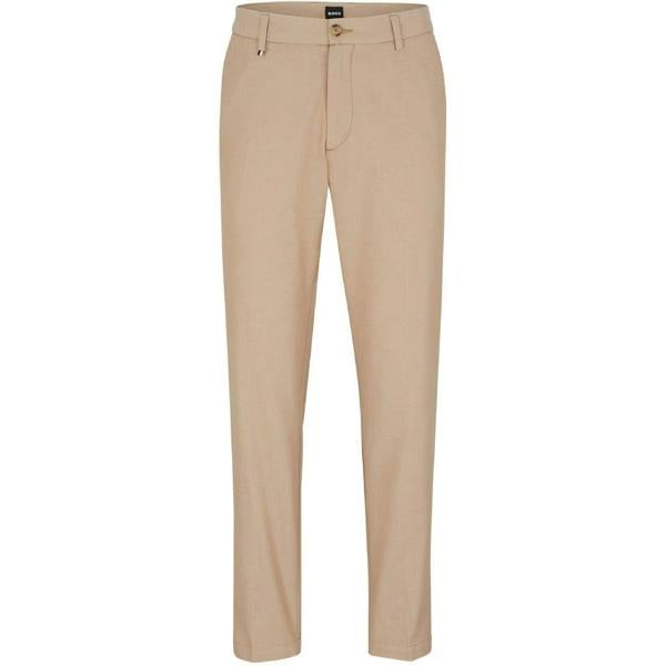 Boss Mens Kane Straight Chinos - Medium Beige - 