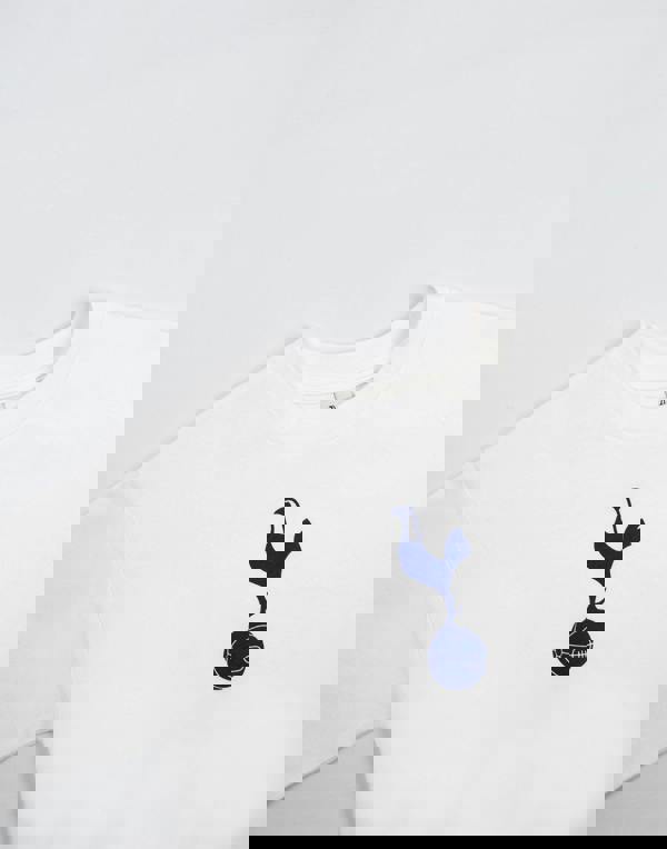 Tottenham Hotspur Boys Multicoloured Logo Short Sleeve Long Leg Pyjama Set