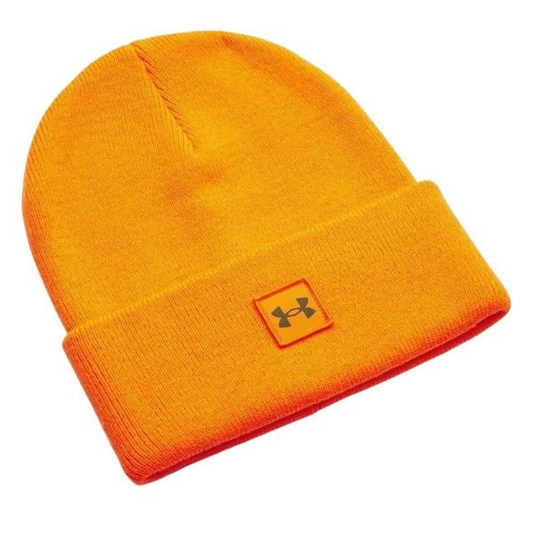 Under Armour Mens Halftime Logo Beanie - Squad Orange - 