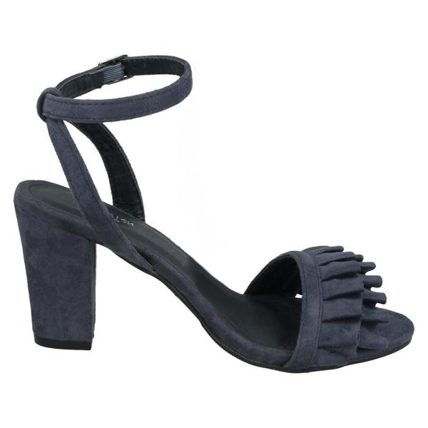 Spot On Ladies Spot On Mid Chunky Heel Sandals
