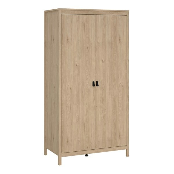 Furniture To Go Barcelona Wardrobe with 2 Doors in Jackson Hickory Oak