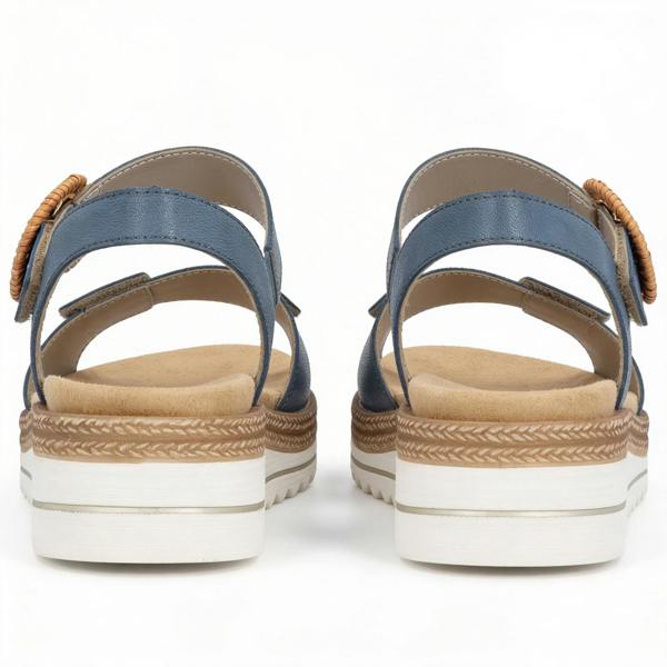 Remonte D0Q52 Cross Strap Sandals in Blue