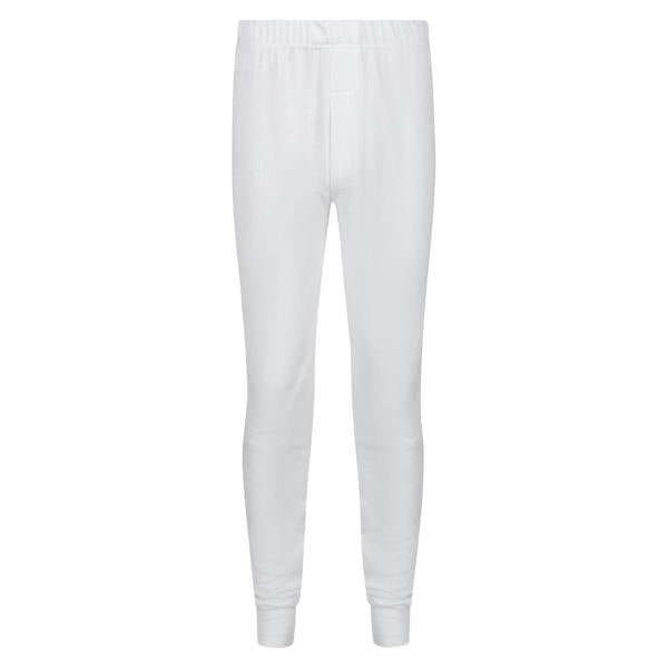 Regatta Mens Thermal Underwear Long Johns - White