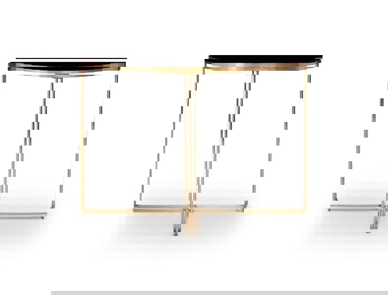Demi Lune Console Table by Gillmore