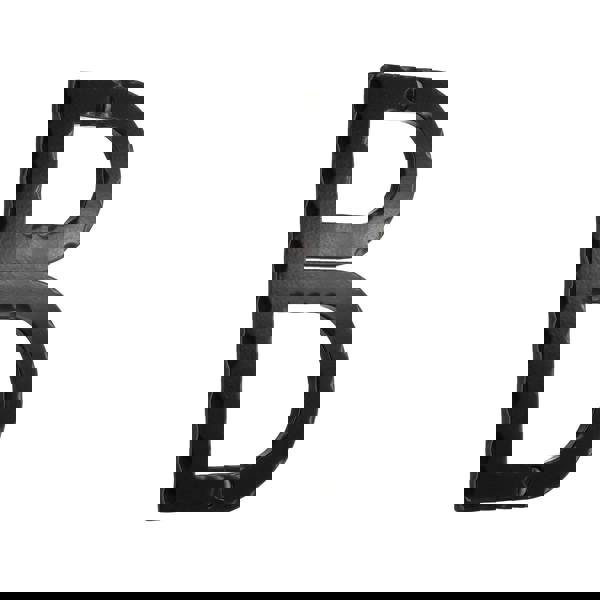 Black iron house letter B