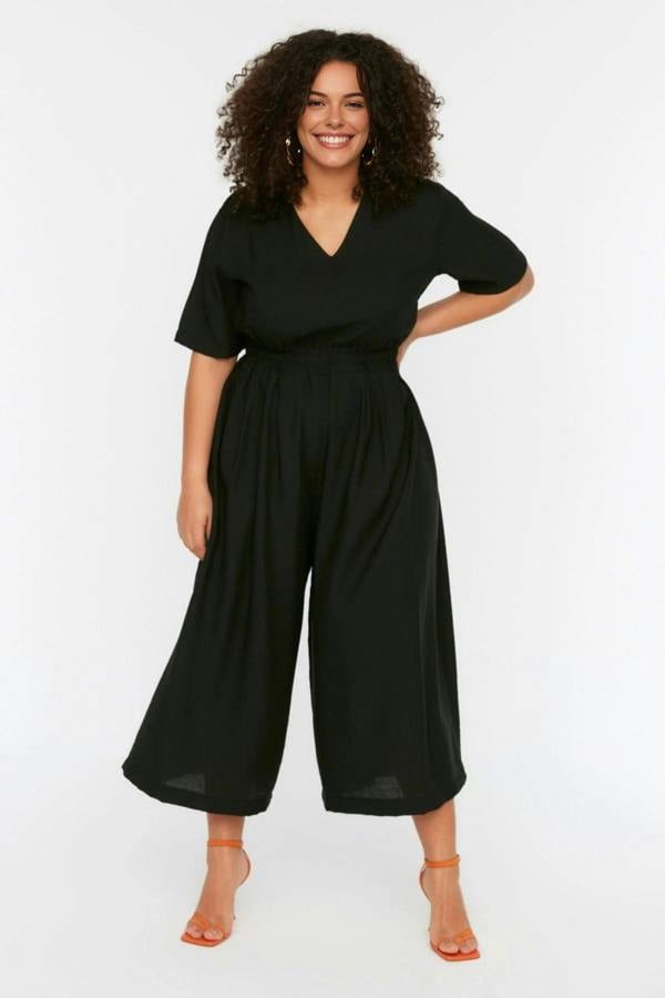 WOVCOR Jumpsuit with Waist Detail