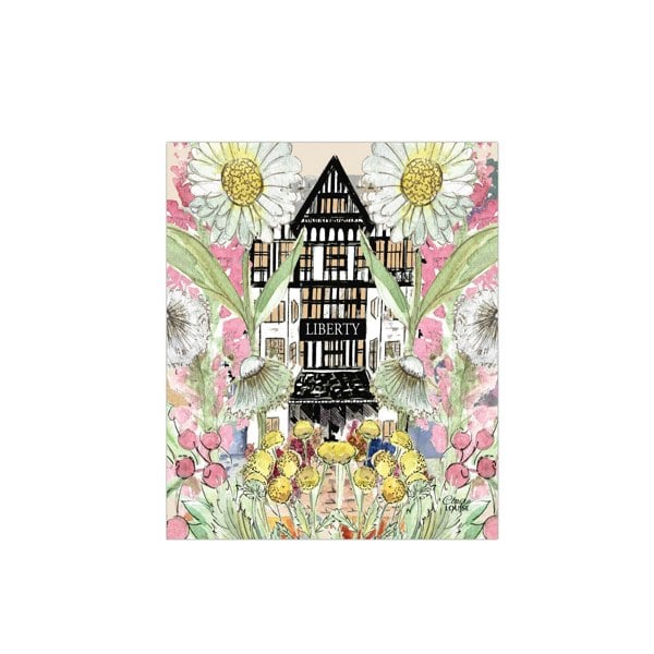 Claire Louise - Designer Liberty In Full Bloom Glass Kitchen Splashback