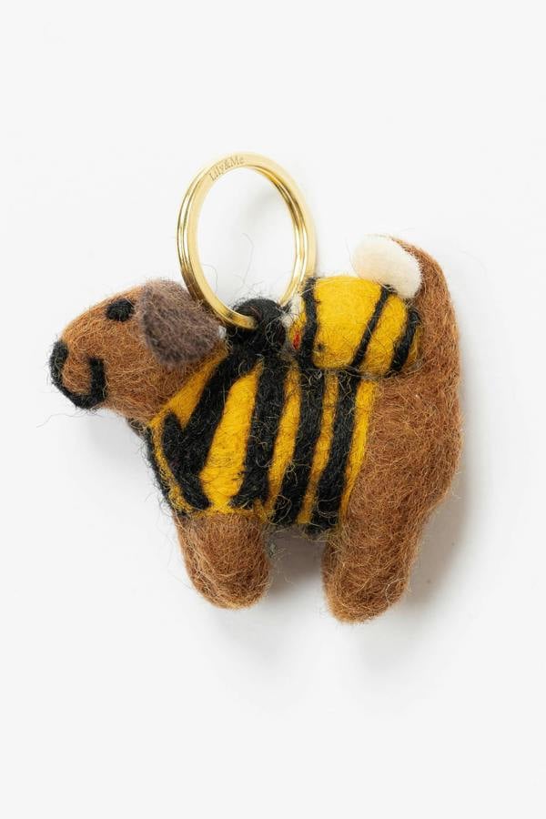 Lily & Me Derek The Dog Felt Keyring