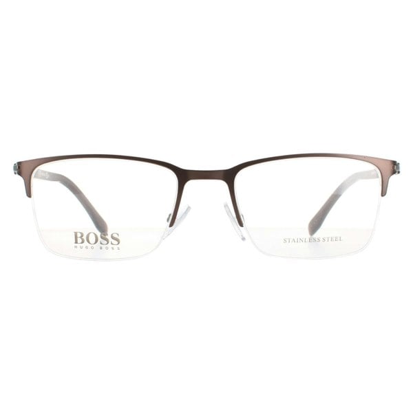 Hugo Boss Glasses Frames BOSS 1007/IT 4IN Matte Brown Men