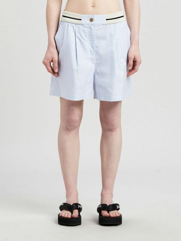 Palm Angels Palms Striped Boxer Shorts Light Blue - Supplied FashionPALM ANGELS