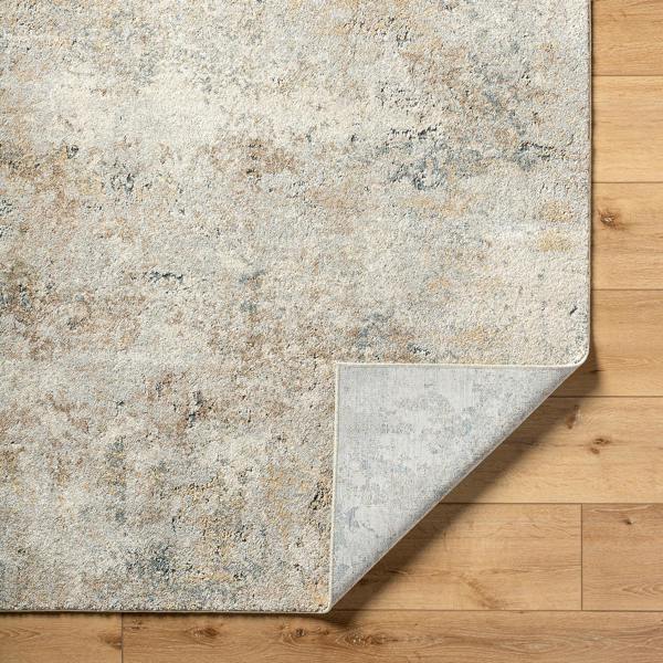 Livabliss Avellino-Abstract Blue Grey Beige Modern Marble High Pile Rug