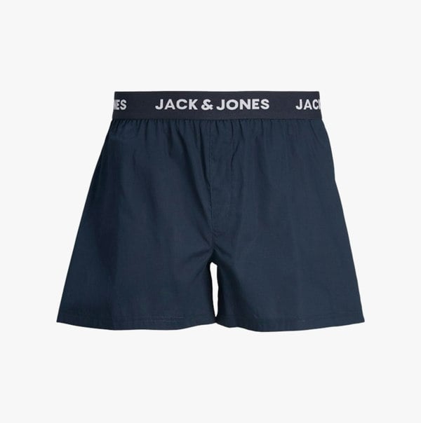 Jack & Jones HECTOR WOVEN Mens 3 Pack Trunks Navy Blazer