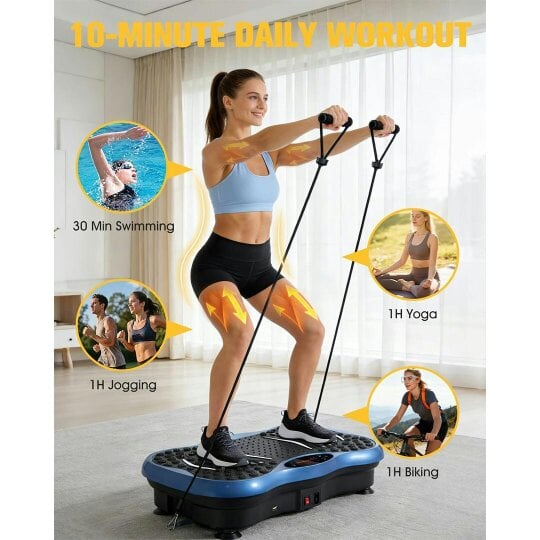 Havendro Power Vibration Plate Exercise Body Shaker Massager Vibrating Machine Platform