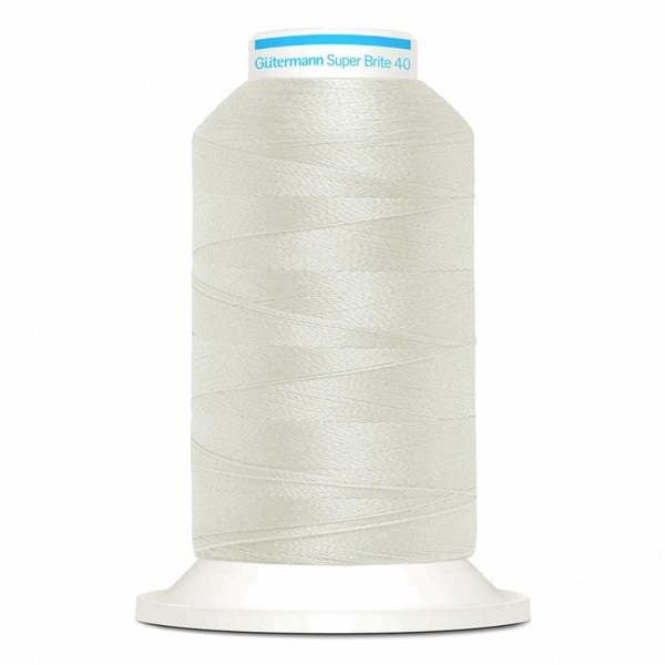 Gutermann Super Brite Polyester 40 Embroidery Thread 1000m Polyester Thread Suitable For Embroidery