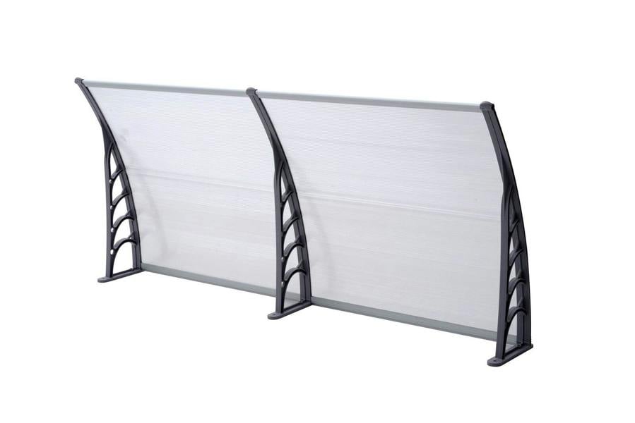 Gr8 Garden Front Door Canopy Awning 80x240cm Porch Rain Shelter Lean To Clear Cover