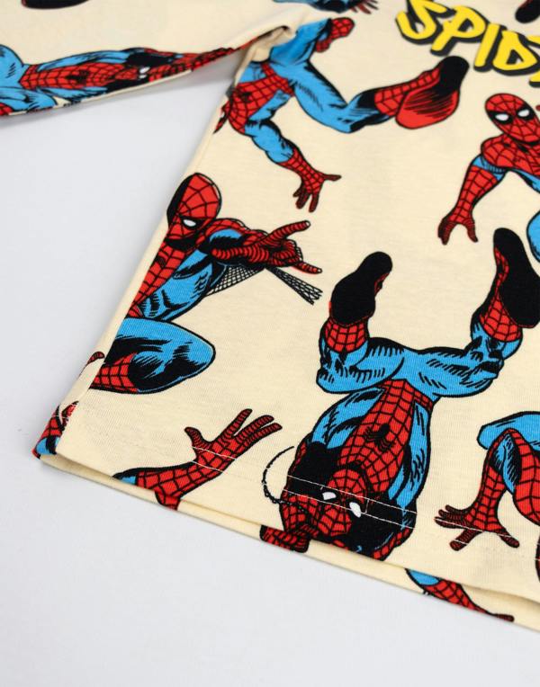 Vanilla Underground Marvel Boys Multicoloured Spiderman Multi-Pack of 2 Long Sleeve Long Leg Pyjama Set