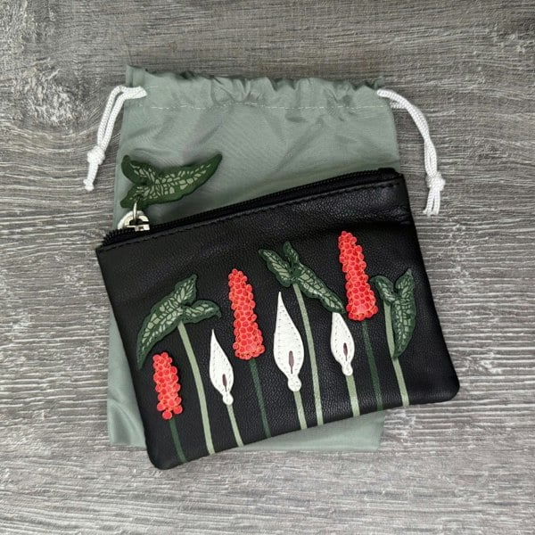 Mala Leather Aurora Floral Leather Coin Purse
