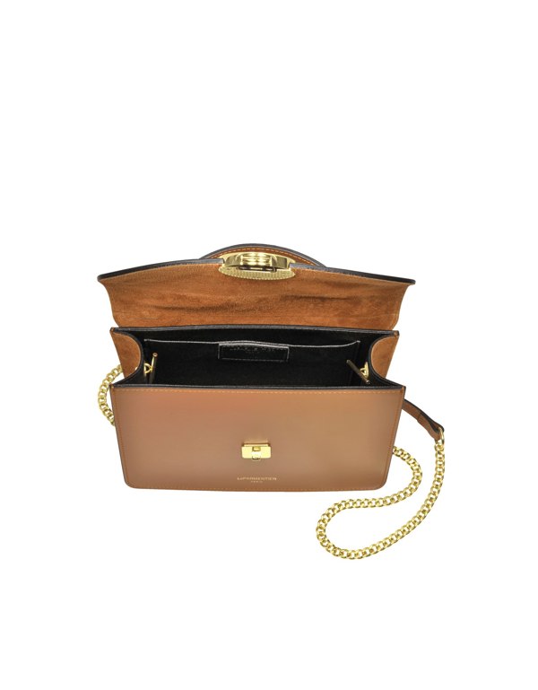 Le Parmentier New Ondina Top Handle Shoulder Bag - Caramel