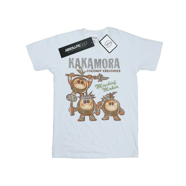 Disney Boys Moana Kakamora Mischief Maker T-Shirt - White