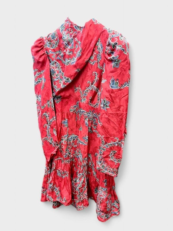 Sandro SS19 Kleider Silk Dress Red - Supplied FashionSandro