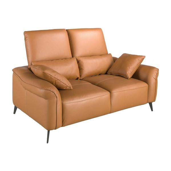Angel Cerdá Brown leather sofa 6207/6208