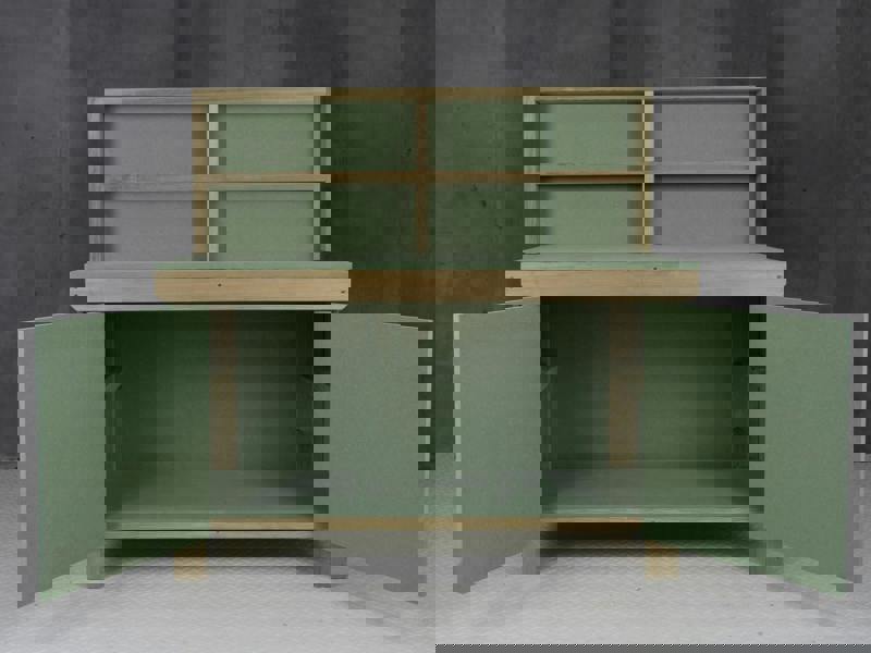 Arbor Garden Solutions Wooden UniMDF Moisture Resistant Workbench With Lockable Cupboard (V.9) With Back panel