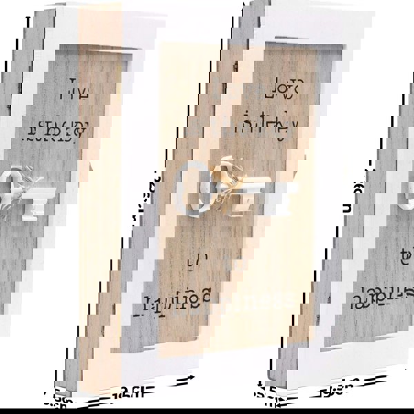 Maison des Cadeaux Wooden ‘Heart Keyhole’ 6-Key Cabinet