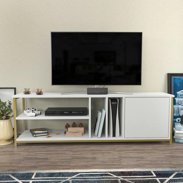 Decorotika Oneida Modern Tv Stand TV Cabinet for TV's up to 72"