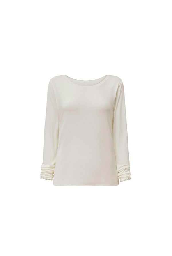 James Lakeland Long Sleeve White Top