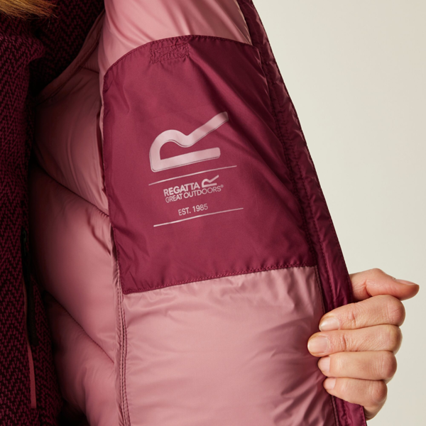 Regatta Womens Anita Padded Jacket - Dark Pimento