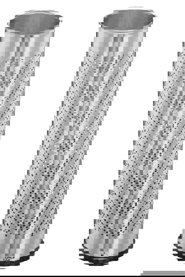 Durable Brushed Stainless Steel Umbrella Stand | 29 Litre Silver