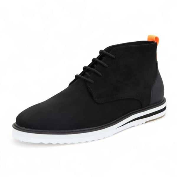 Infinity Leather Men's Suede Lace-Up Ankle Desert Boots