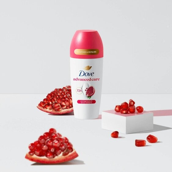 Dove Go Fresh Roll On Anti-Perspirant - Pomegranate 72H Protection, 24x50ml