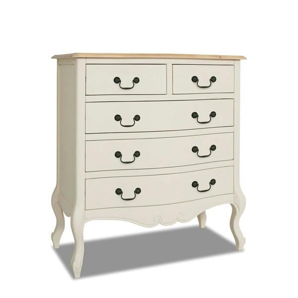 Statement Furniture Juliette Chest of Drawers 2 Over 3 French Style Chest