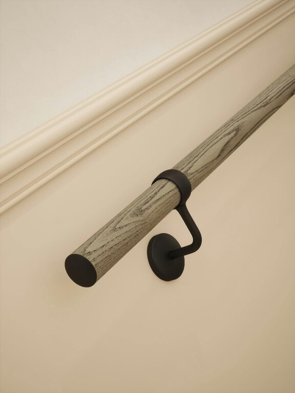 Handrails Direct Wappenbury Grey Straight Flight Handrail
